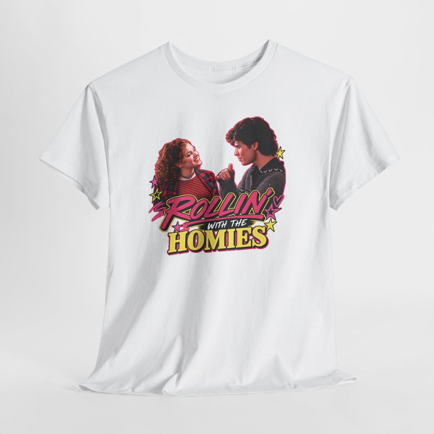Rollin' With The Homies Tee | Retro Movie Quote Graphic Shirt
