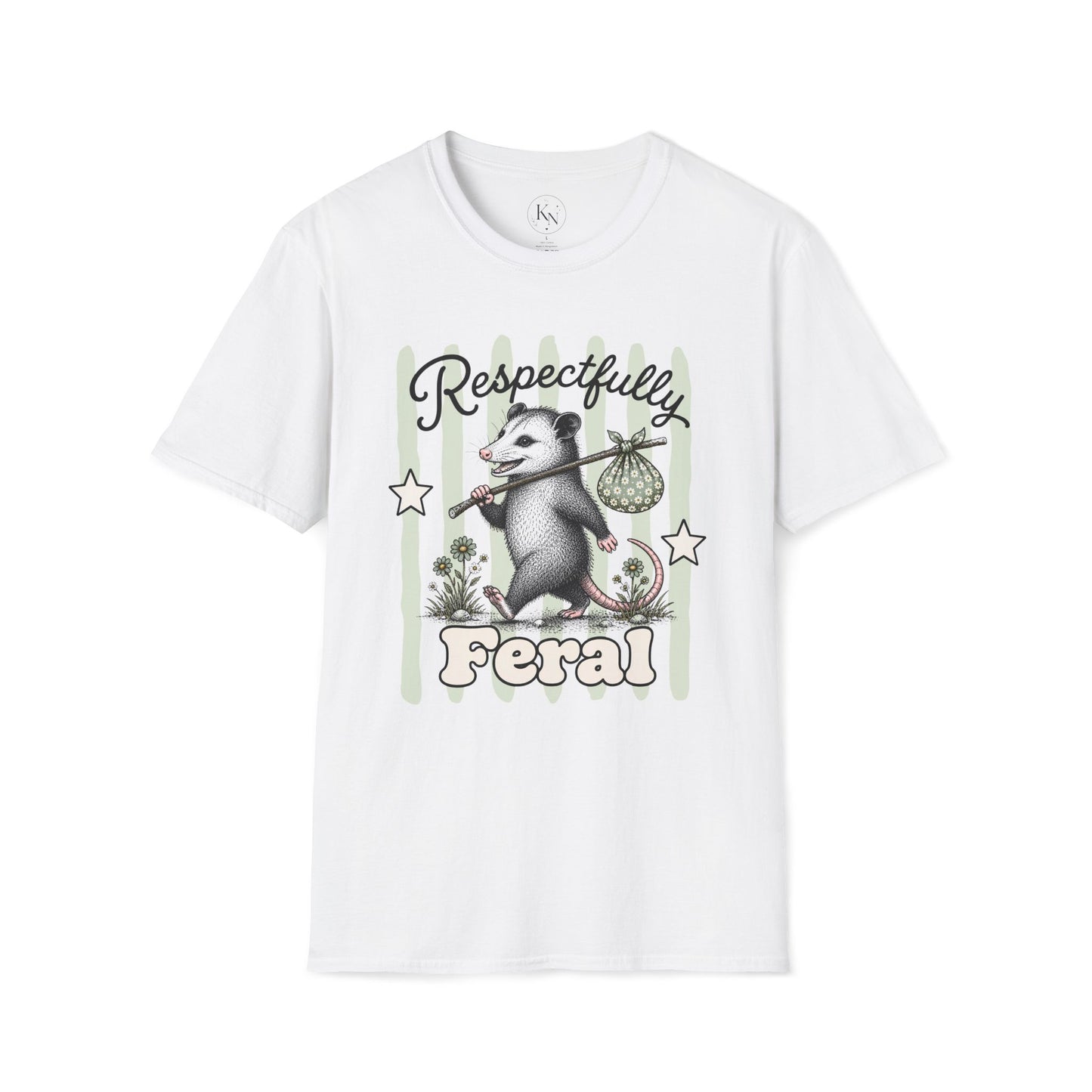 'Respectfully Feral' Possum Graphic Tee