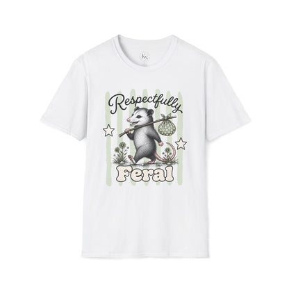 'Respectfully Feral' Possum Graphic Tee