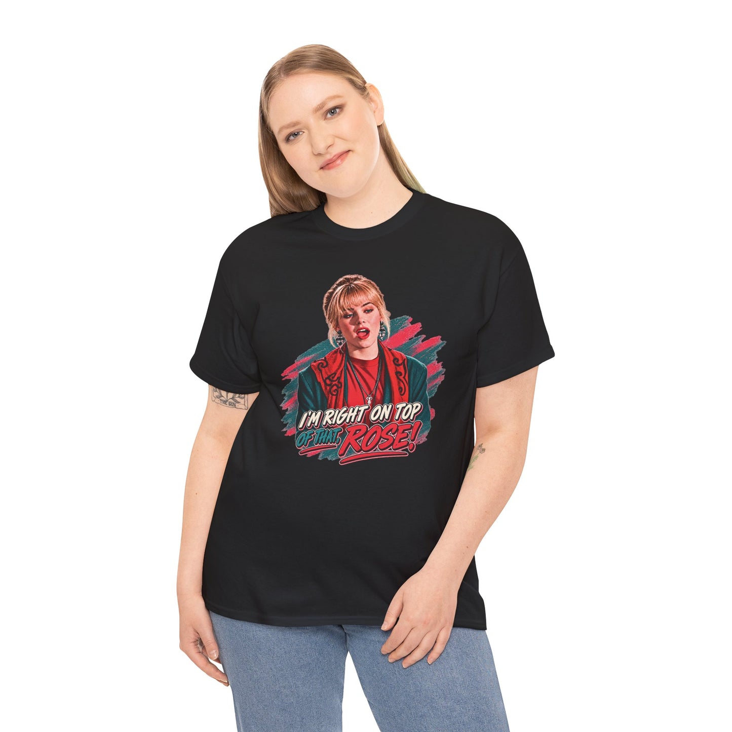 Right On Top of That Rose Graphic Tee