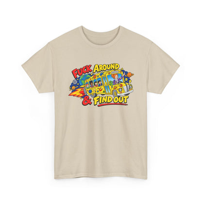 Fuck Around & Find Out Retro Comic Graphic Tee