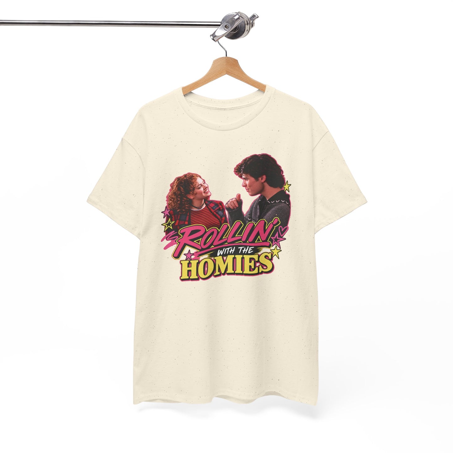Rollin' With The Homies Tee | Retro Movie Quote Graphic Shirt