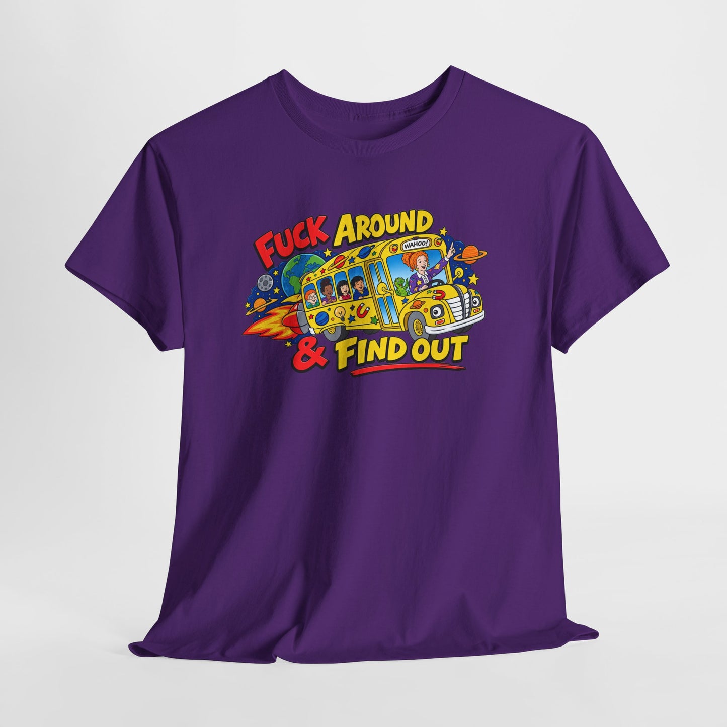 Fuck Around & Find Out Retro Comic Graphic Tee
