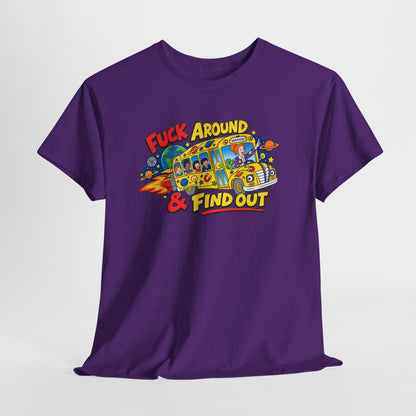 Fuck Around & Find Out Retro Comic Graphic Tee