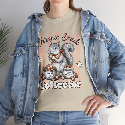 Chronic Snack Collector Retro Squirrel Graphic Tee