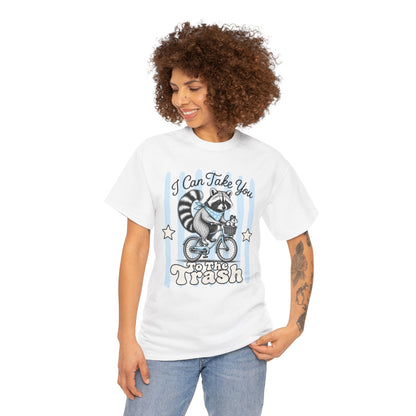 I Can Take You To The Trash Retro Raccoon Graphic Tee