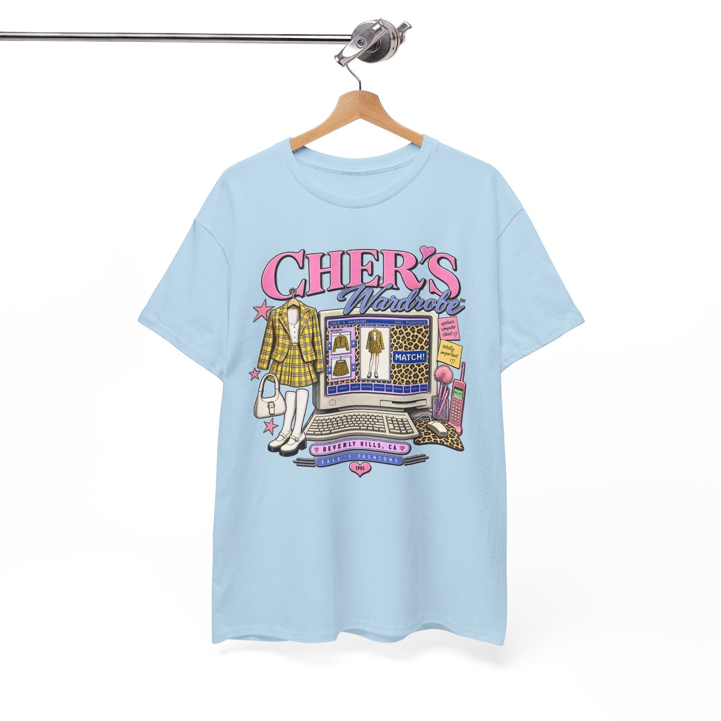Cher's Wardrobe Graphic Tee | 90s Movie Nostalgia