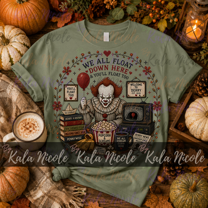 Horror Movie Cross-Stitch PNG | Pennsywise