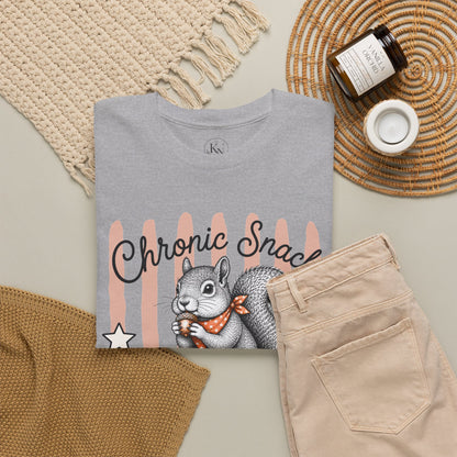 Chronic Snack Collector Retro Squirrel Graphic Tee