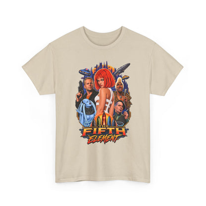 Retro Sci-Fi Character Collage Graphic Tee