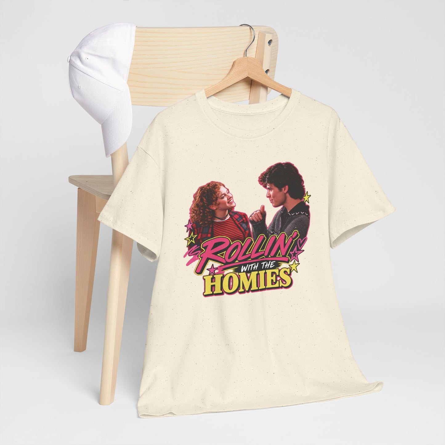 Rollin' With The Homies Tee | Retro Movie Quote Graphic Shirt