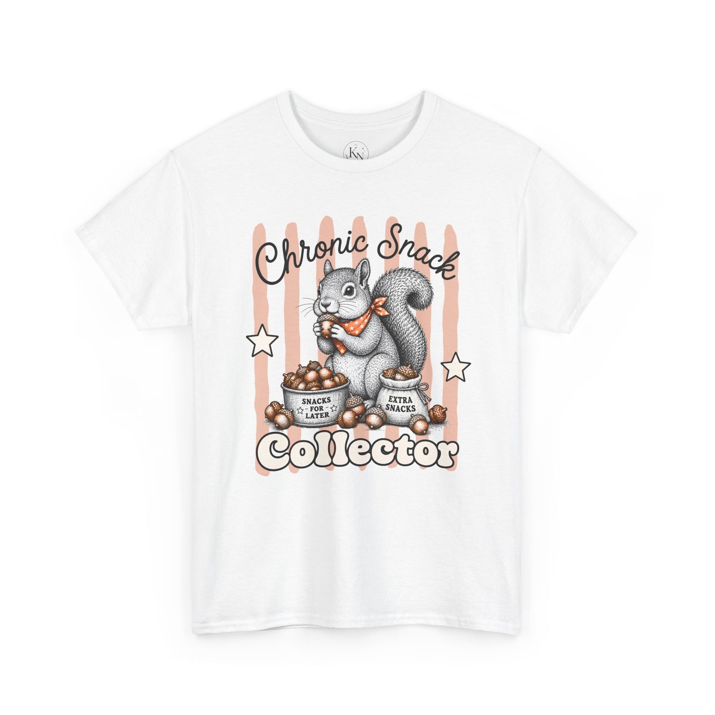 Chronic Snack Collector Retro Squirrel Graphic Tee