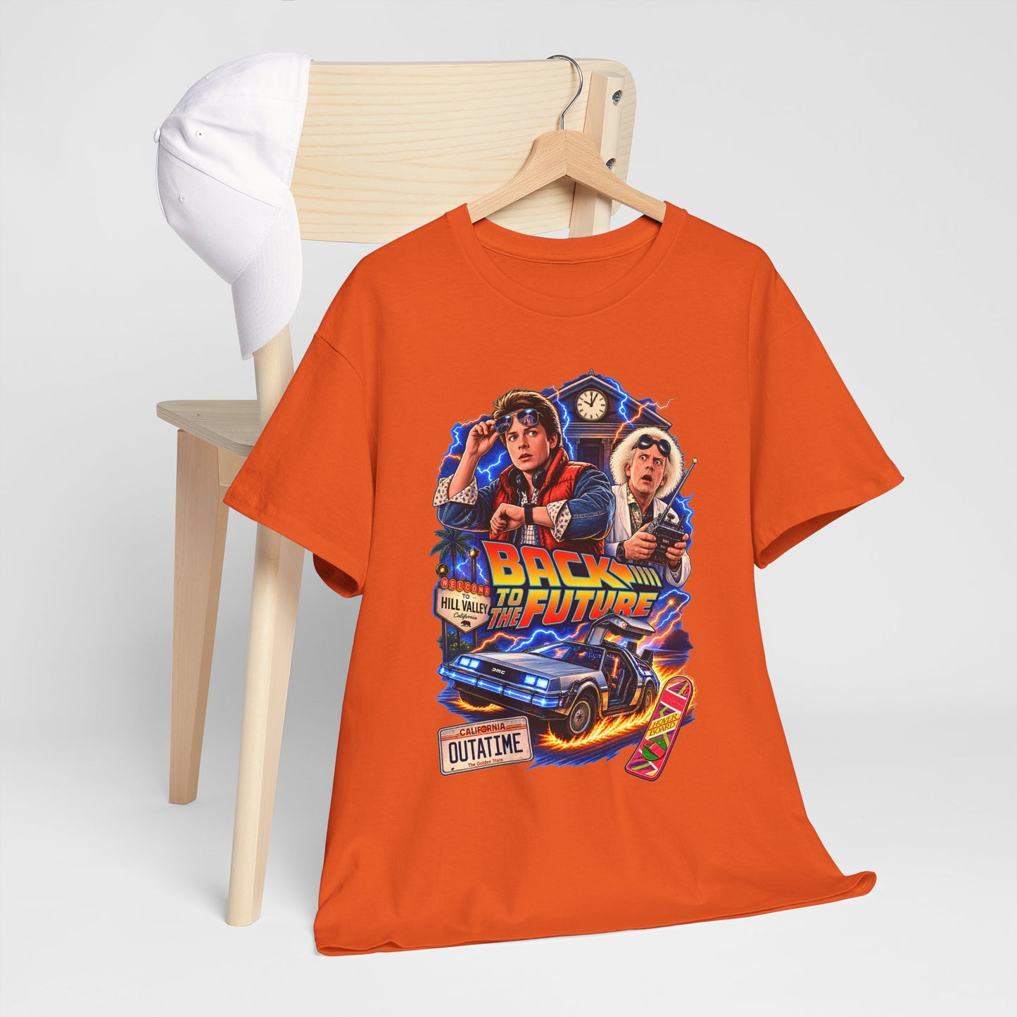 Retro Time Travel Movie Graphic Tee
