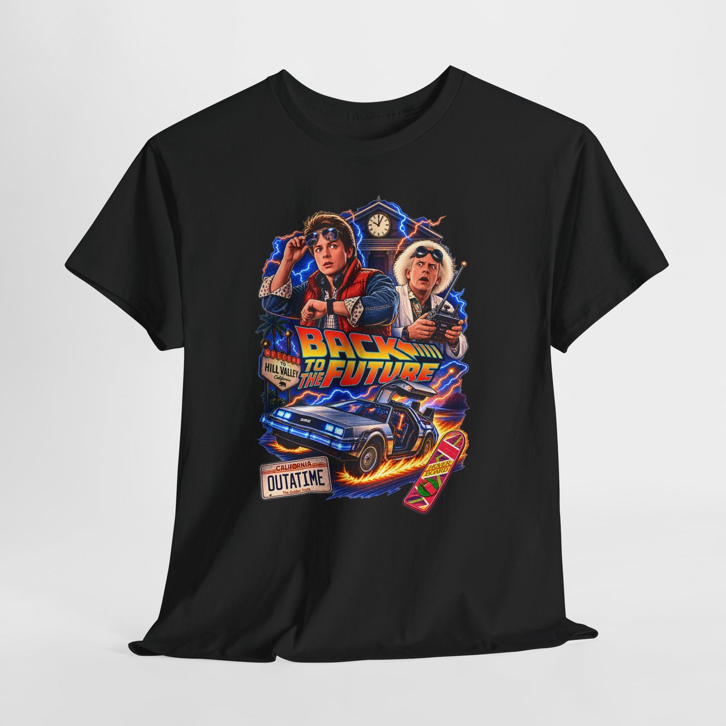 Retro Time Travel Movie Graphic Tee