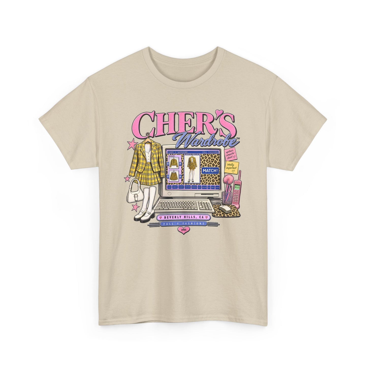 Cher's Wardrobe Graphic Tee | 90s Movie Nostalgia