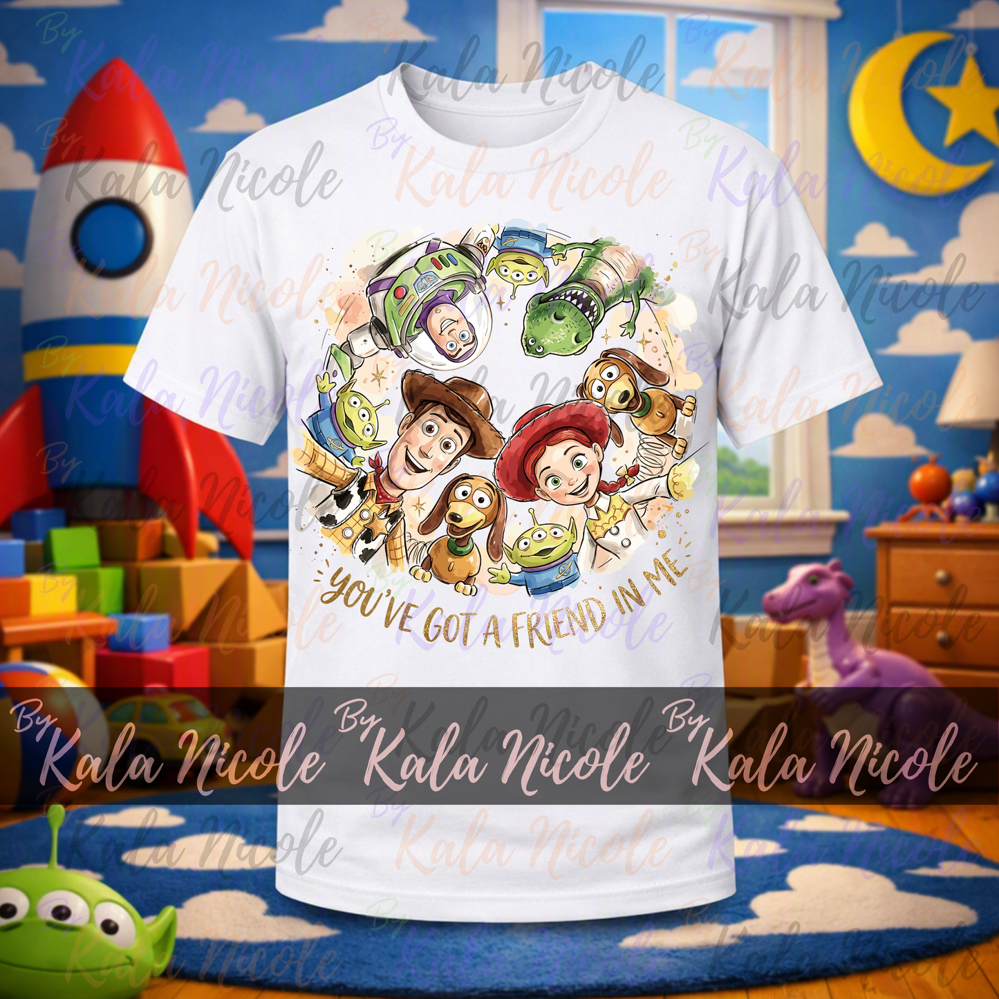You've Got A Friend In Me PNG | Toy Story