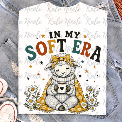'In My Soft Era' PNG | Cute Lamb PNG