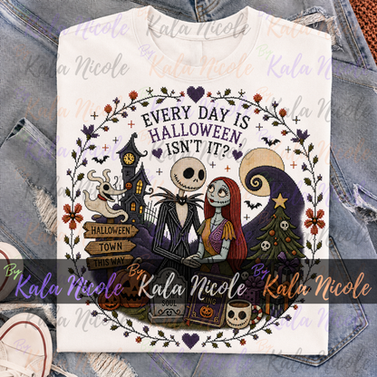 Nightmare Before Christmas Cross-Stitch PNG | Everyday is Halloween