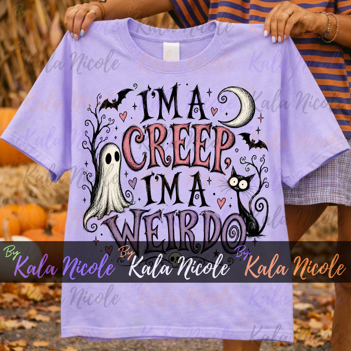 I'm A Creep I'm a Weirdo PNG | Trendy Halloween PNG | Fall PNG | Cute Ghost Clipart (Digital Download)
