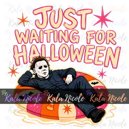 Just Waiting for Halloween PNG