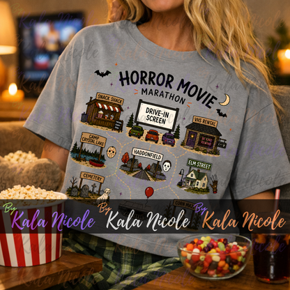 Horror Movie Marathon Map PNG