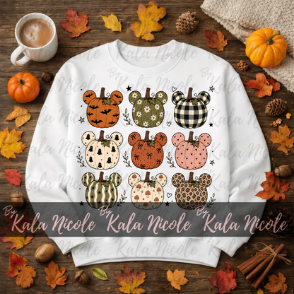 Mickey Pumpkin Patch PNG | Design 1