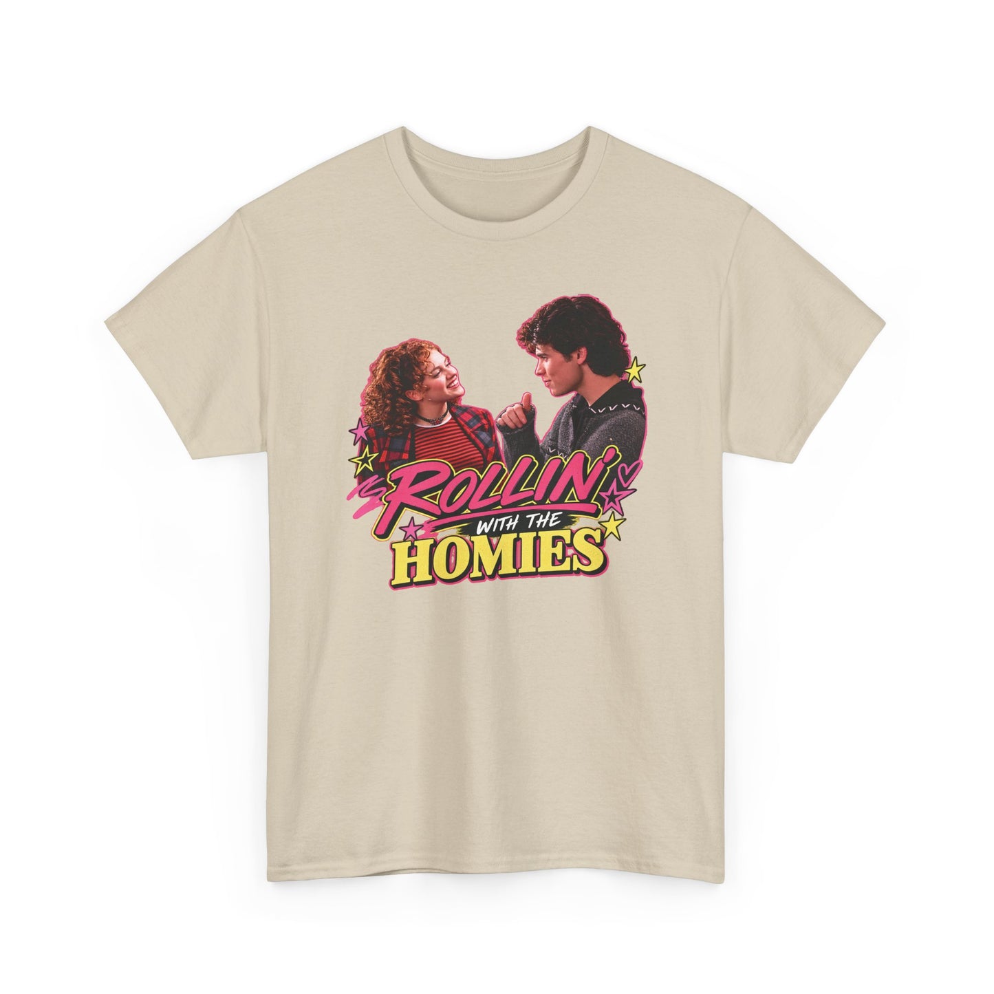 Rollin' With The Homies Tee | Retro Movie Quote Graphic Shirt