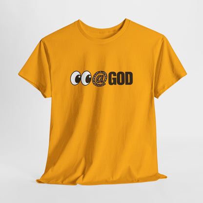 Look At God Leopard Print Graphic Tee