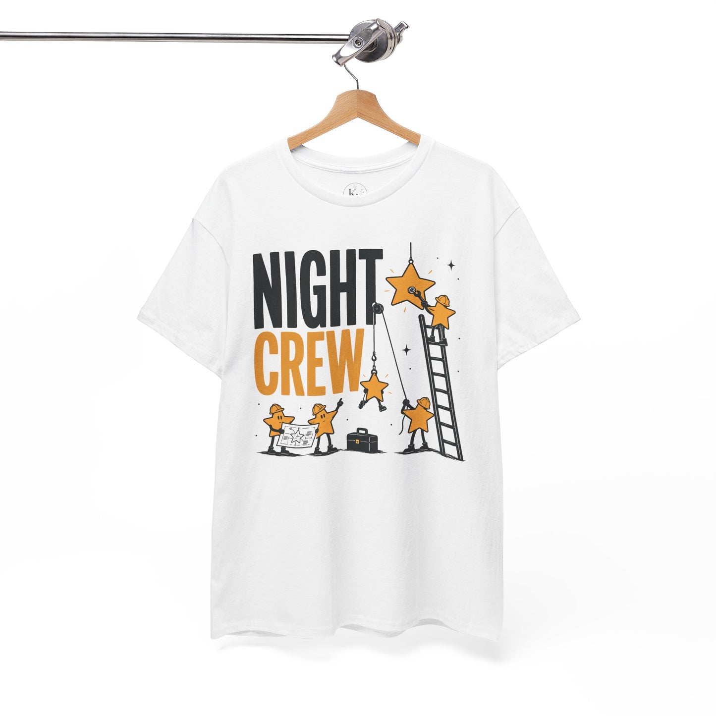 Night Crew Pop Art Tee — Stars Hanging Stars Graphic Tee