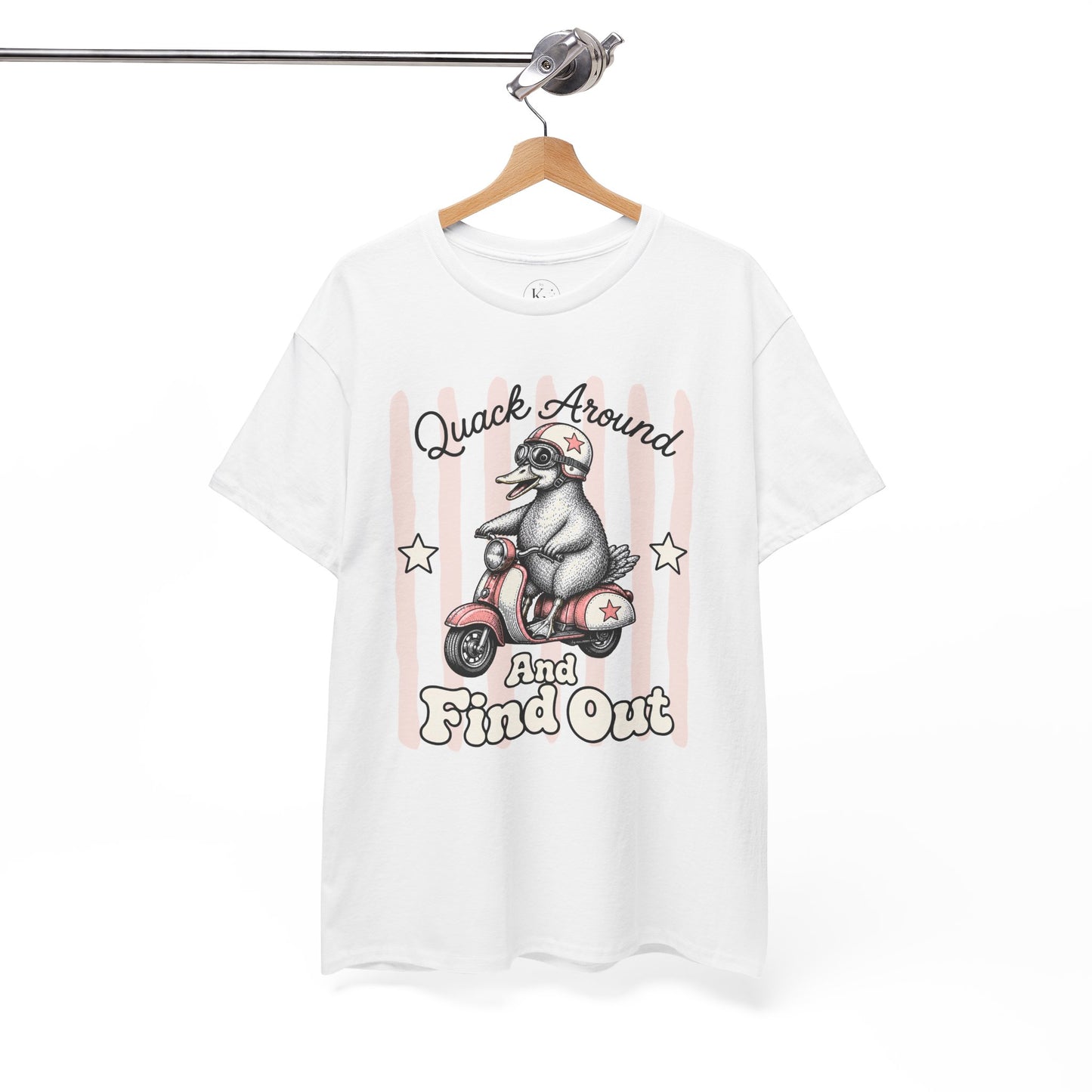 Quack Around and Find Out Retro Duck Graphic Tee