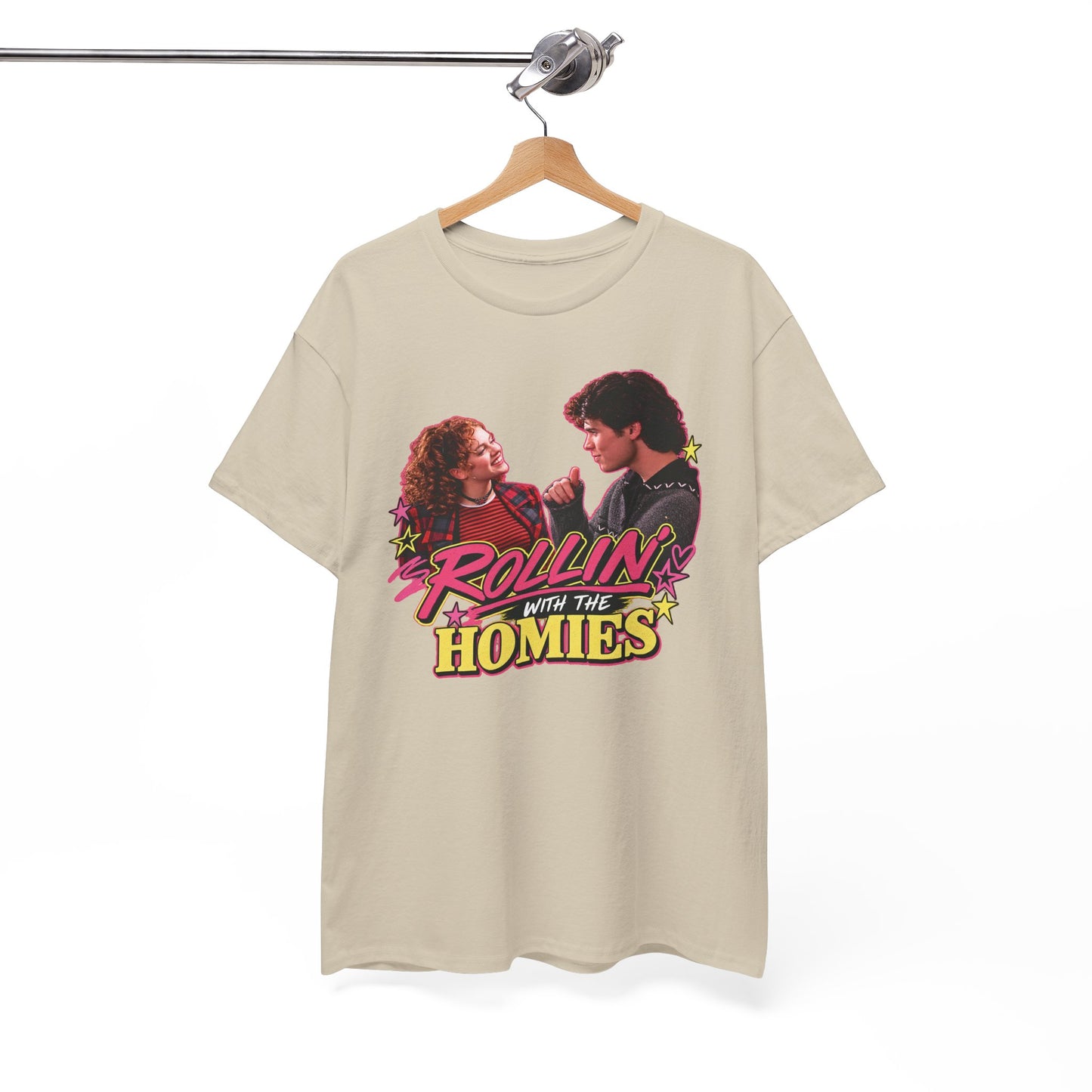 Rollin' With The Homies Tee | Retro Movie Quote Graphic Shirt