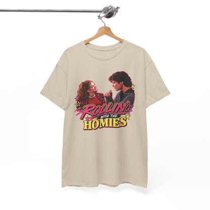 Rollin' With The Homies Tee | Retro Movie Quote Graphic Shirt