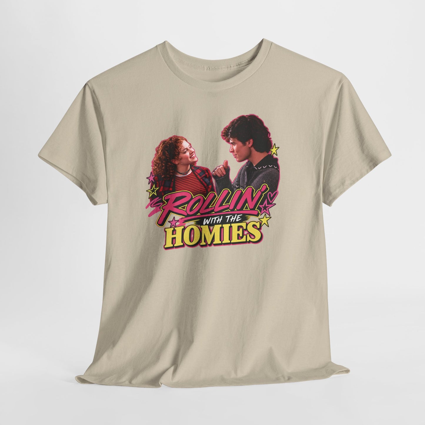 Rollin' With The Homies Tee | Retro Movie Quote Graphic Shirt