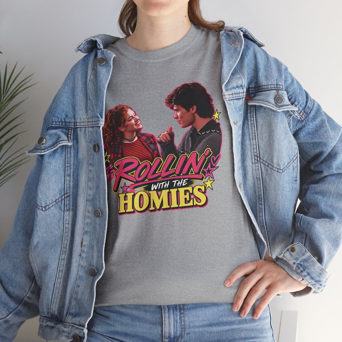 Rollin' With The Homies Tee | Retro Movie Quote Graphic Shirt