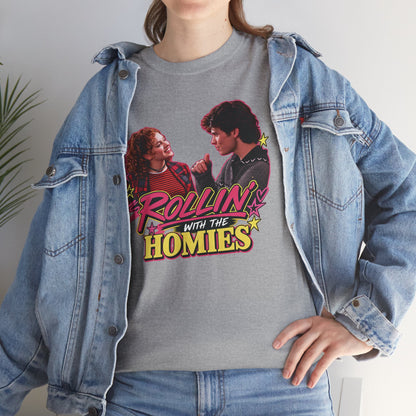 Rollin' With The Homies Tee | Retro Movie Quote Graphic Shirt