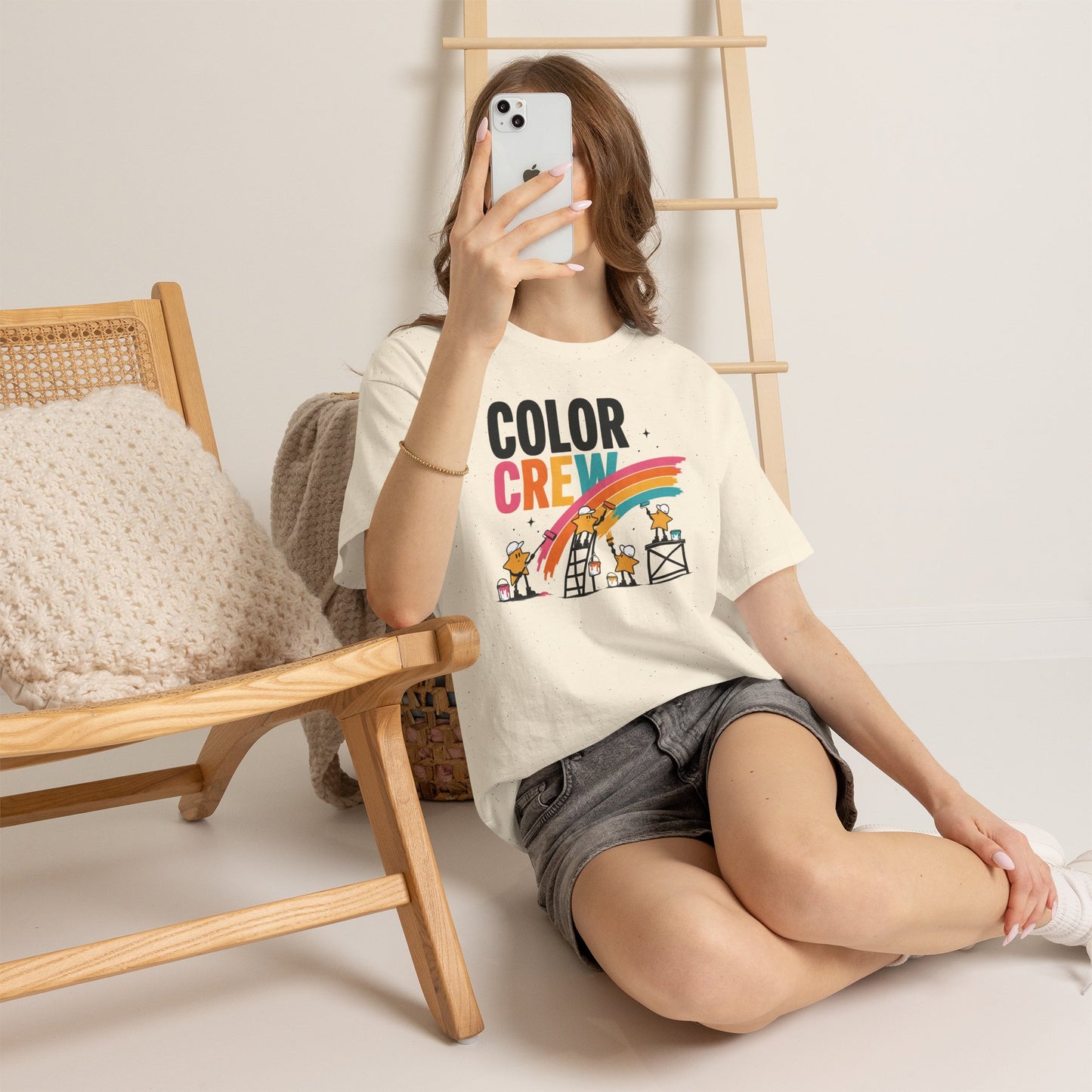 Color Crew Pop Art Tee — Stars Painting the Sky Graphic Tee