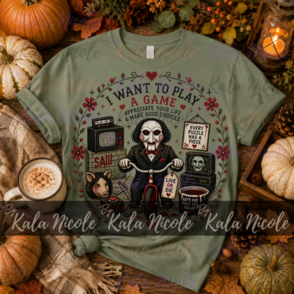 Horror Movie Cross-Stitch PNG | Saw