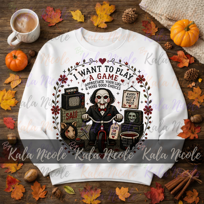 Horror Movie Cross-Stitch PNG | Saw