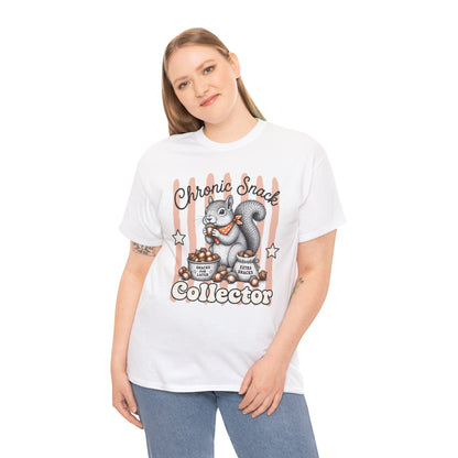 Chronic Snack Collector Retro Squirrel Graphic Tee