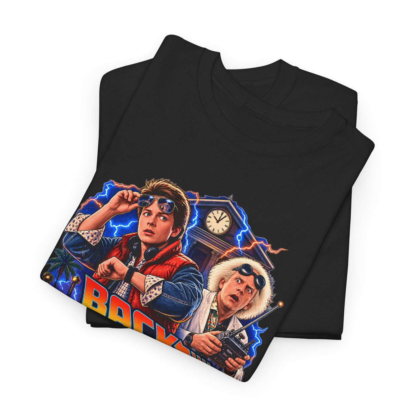Retro Time Travel Movie Graphic Tee