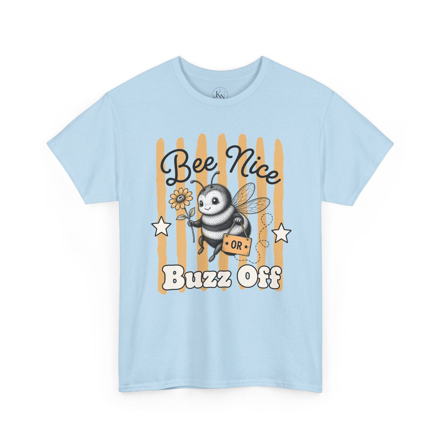 Bee Nice or Buzz Off Retro Bee Graphic Tee