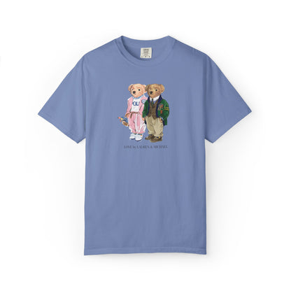 Personalized Couples T-Shirt — Custom Teddy Bear Graphic Tee | Gift for Him & Her