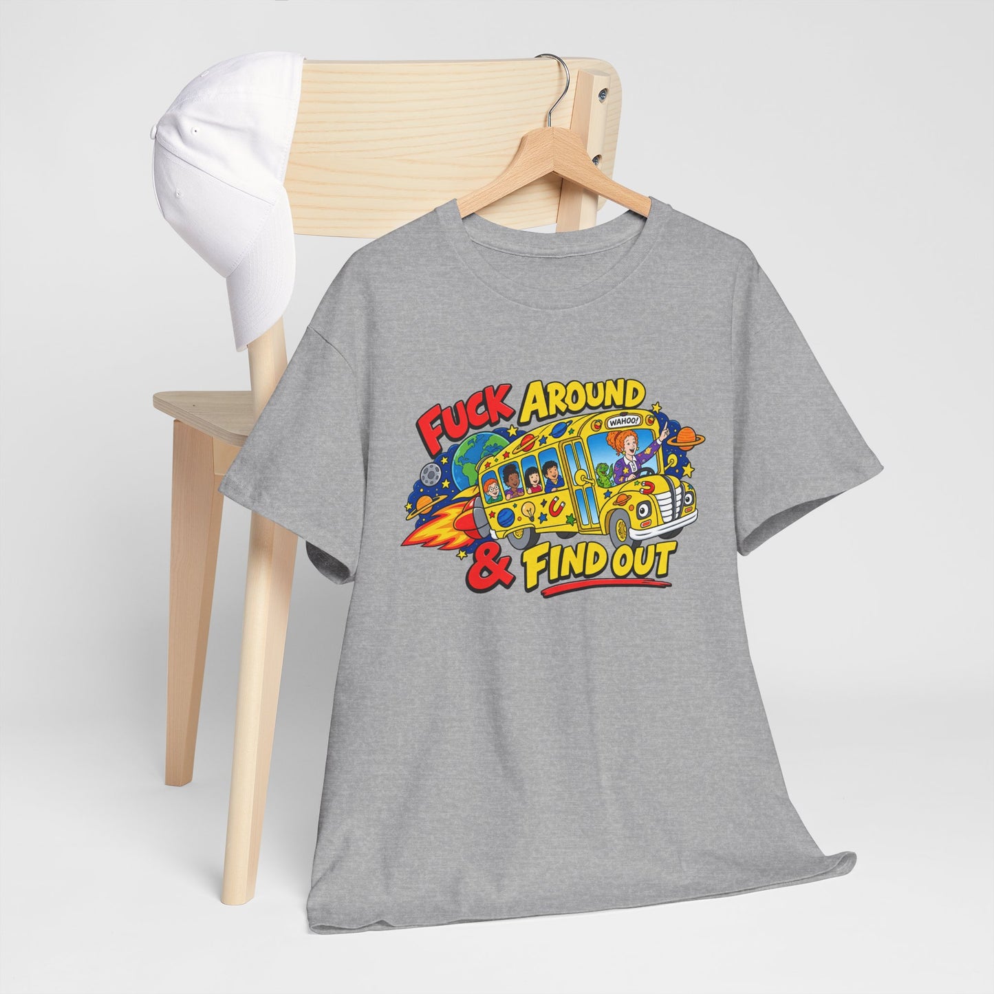 Fuck Around & Find Out Retro Comic Graphic Tee