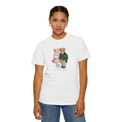 Personalized Couples T-Shirt — Custom Teddy Bear Graphic Tee | Gift for Him & Her