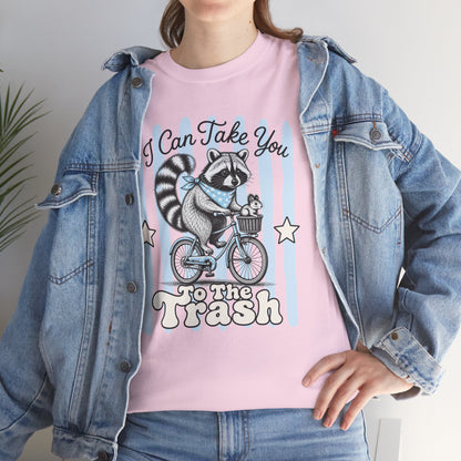 I Can Take You To The Trash Retro Raccoon Graphic Tee