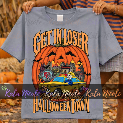 Get In Loser Halloweentown PNG