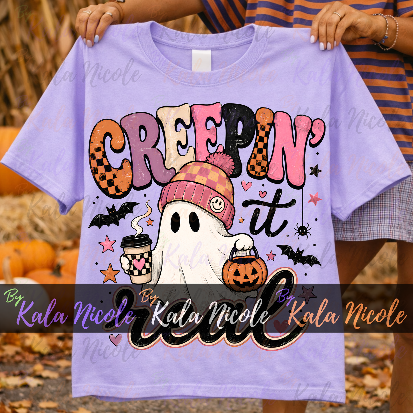 Creepin' It Real PNG | Trendy Halloween PNG | Fall PNG | Cute Ghost Clipart (Digital Download)