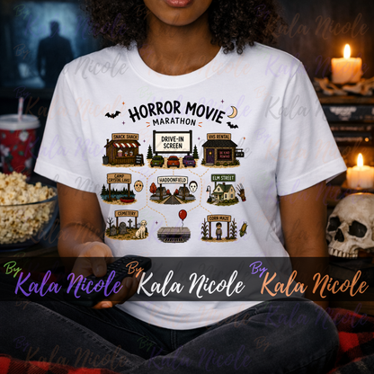 Horror Movie Marathon Map PNG