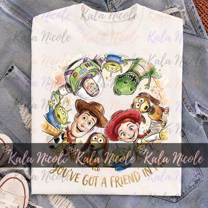 You've Got A Friend In Me PNG | Toy Story