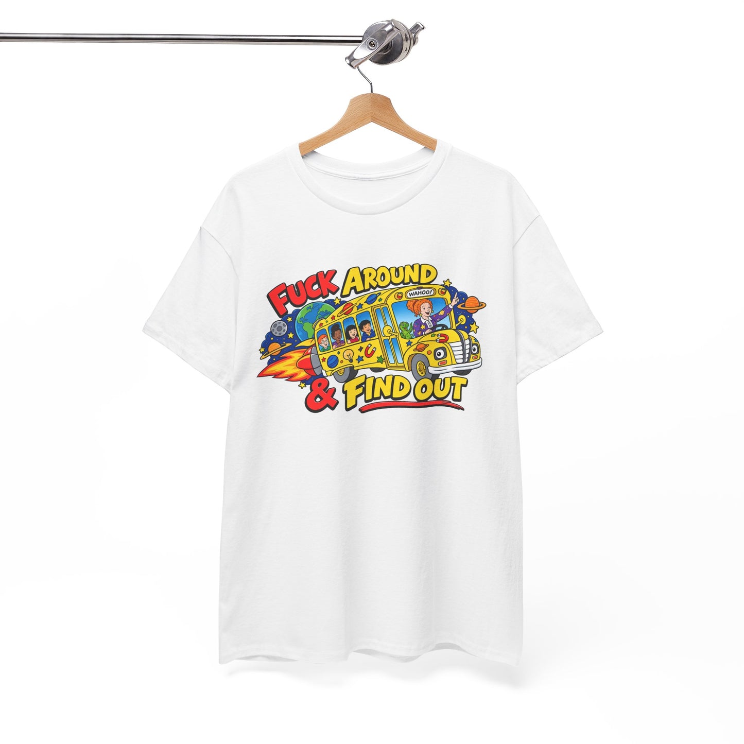 Fuck Around & Find Out Retro Comic Graphic Tee
